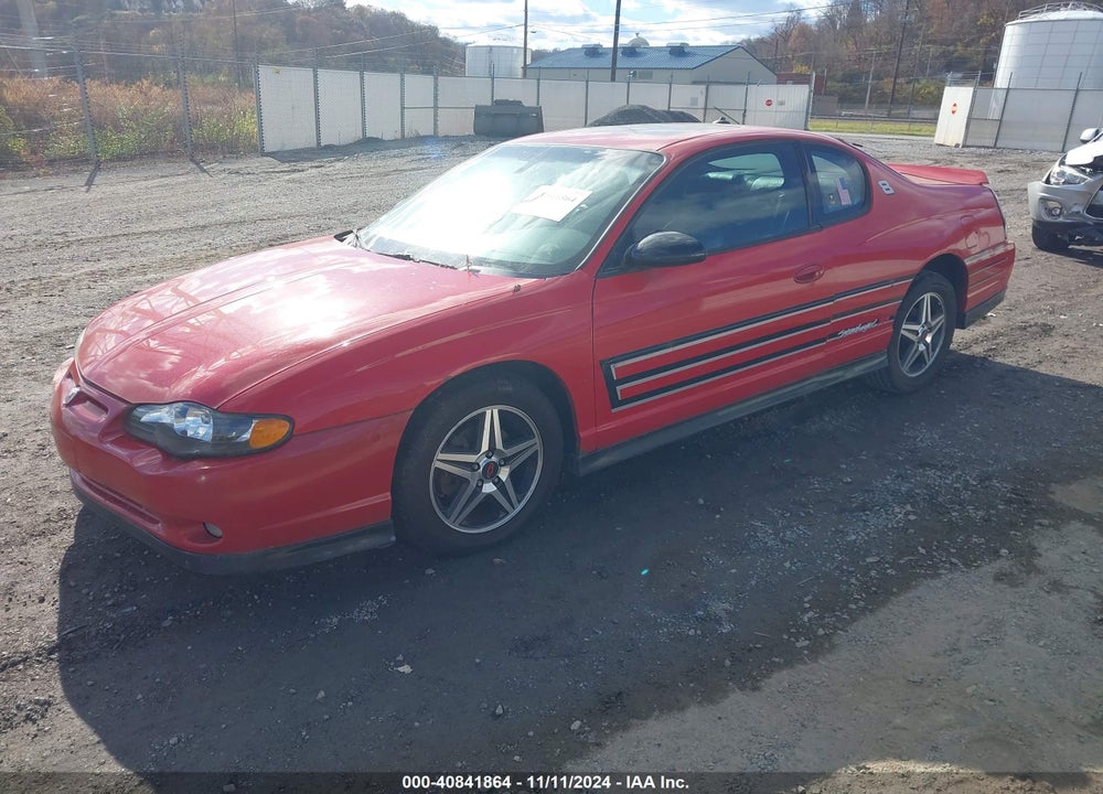 2004 CHEVROLET MONTE CARLO SUPERCHARGED SS VIN: 2G1WZ151349341176