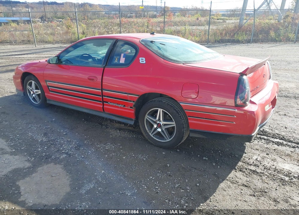 2004 CHEVROLET MONTE CARLO SUPERCHARGED SS VIN: 2G1WZ151349341176