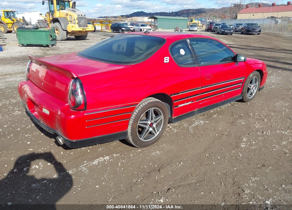 2004 CHEVROLET MONTE CARLO SUPERCHARGED SS VIN: 2G1WZ151349341176