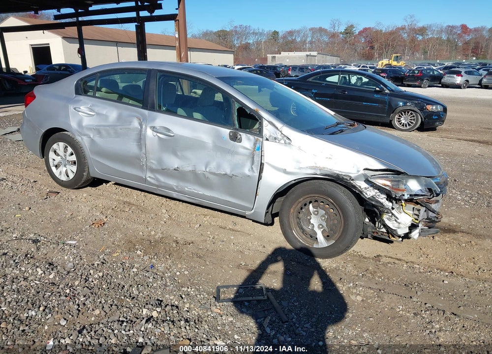 2012 HONDA CIVIC LX VIN: 19XFB2F54CE341318