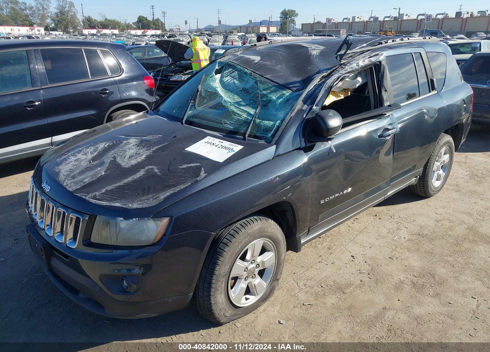 2014 JEEP COMPASS SPORT VIN: 1C4NJCBAXED594316