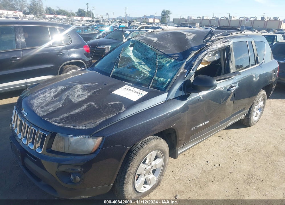 2014 JEEP COMPASS SPORT VIN: 1C4NJCBAXED594316