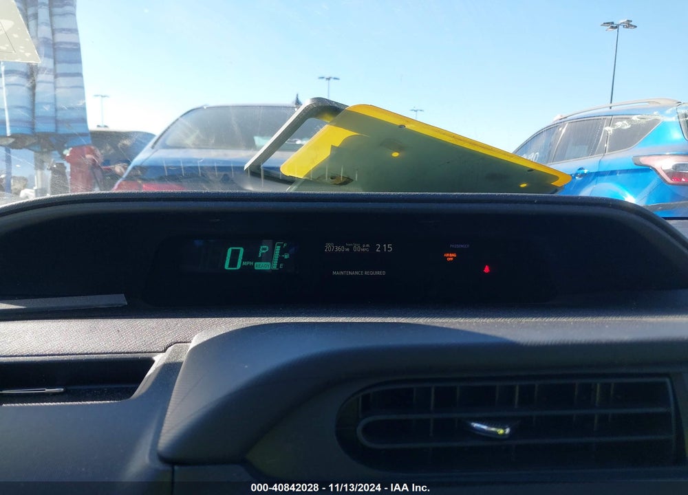 2012 TOYOTA PRIUS C FOUR VIN: JTDKDTB37C1012943
