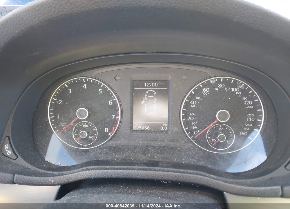 2014 VOLKSWAGEN PASSAT 2.5L SE VIN: 1VWBP7A35EC012752