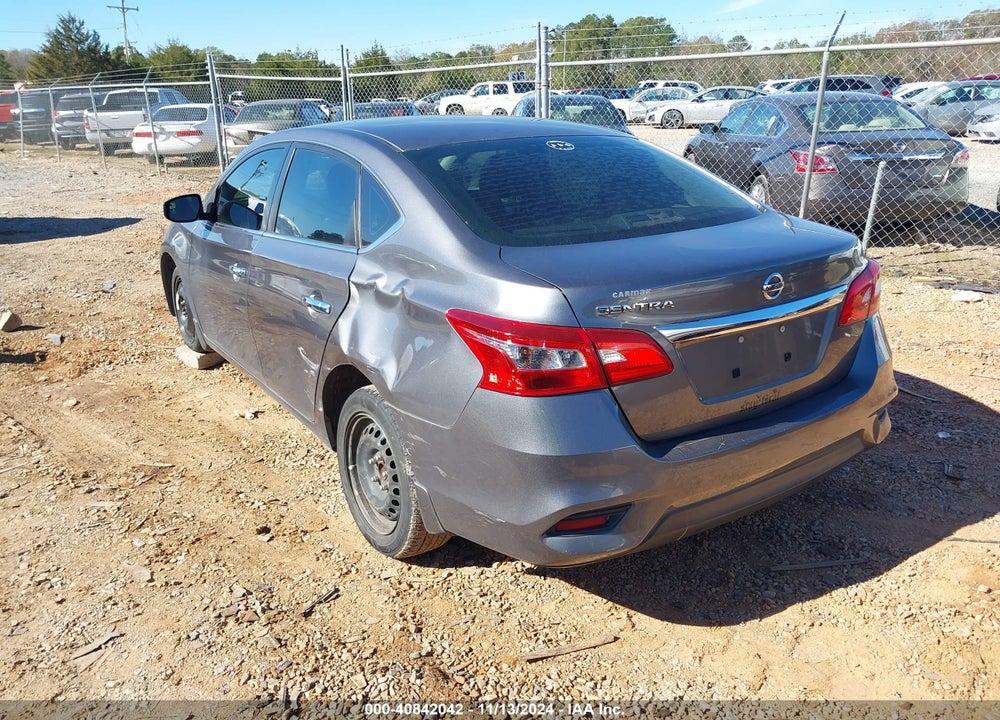 2019 NISSAN SENTRA S VIN: 3N1AB7AP1KY416069