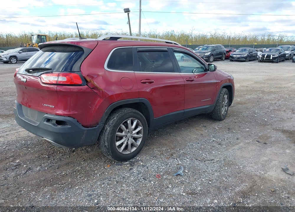 2017 JEEP CHEROKEE LIMITED 4X4 VIN: 1C4PJMDS1HW615874