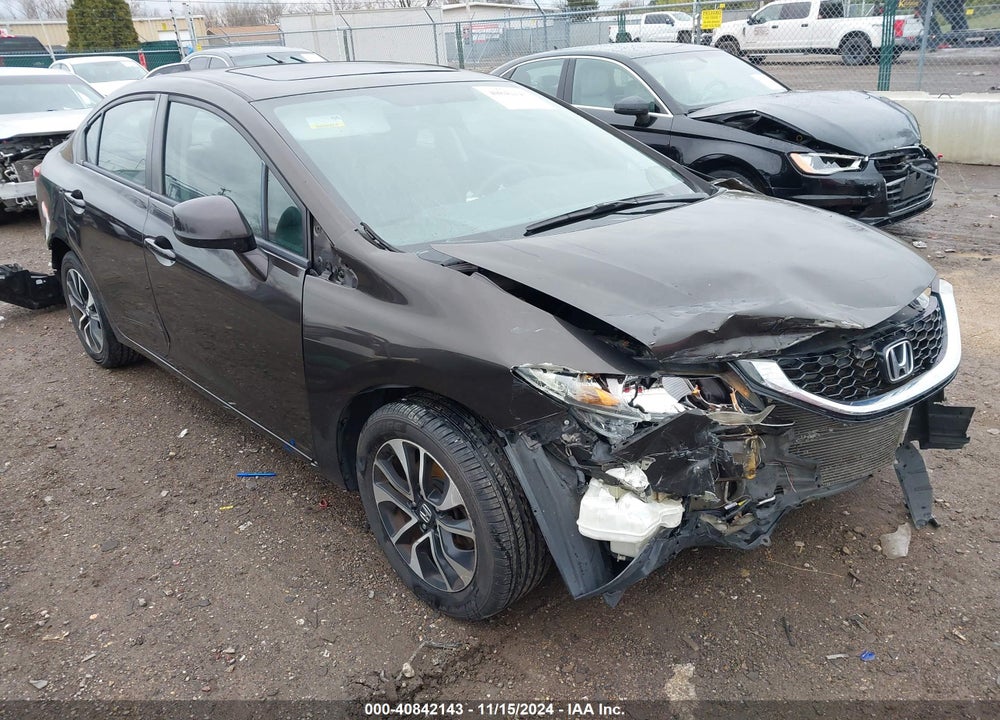 2013 HONDA CIVIC EX-L VIN: 2HGFB2F91DH500239