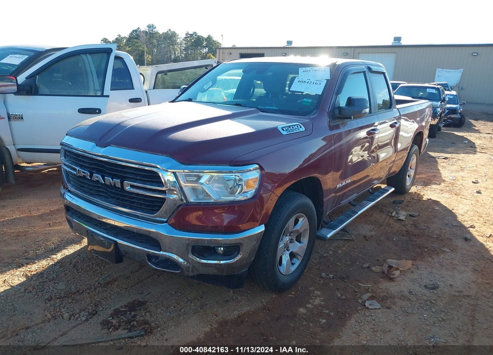 2021 RAM 1500 BIG HORN 4X4 6'4 BOX VIN: 1C6SRFBT9MN599828