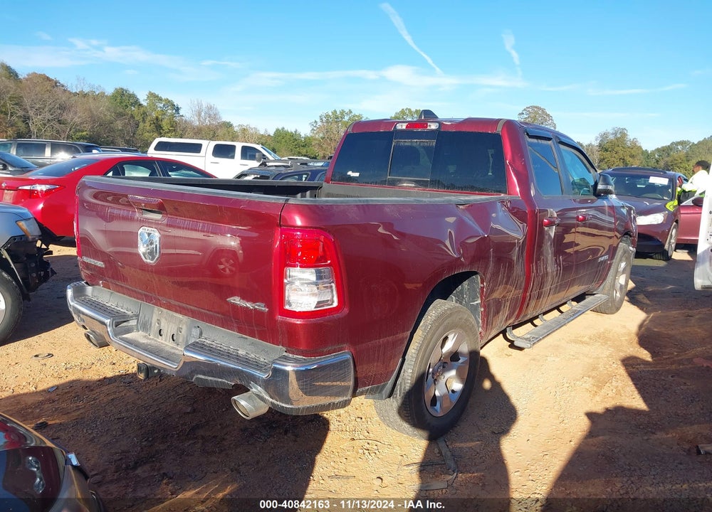 2021 RAM 1500 BIG HORN 4X4 6'4 BOX VIN: 1C6SRFBT9MN599828