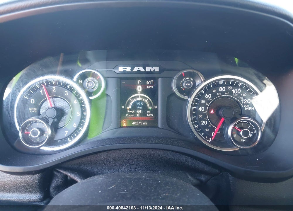 2021 RAM 1500 BIG HORN 4X4 6'4 BOX VIN: 1C6SRFBT9MN599828
