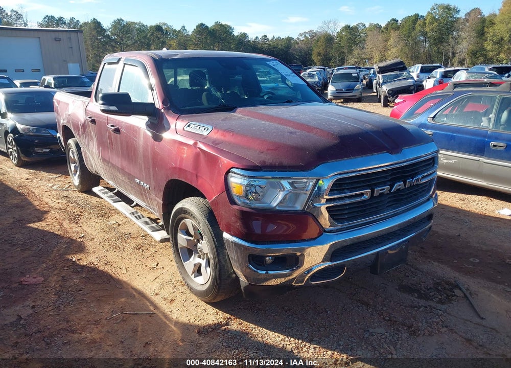 2021 RAM 1500 BIG HORN 4X4 6'4 BOX VIN: 1C6SRFBT9MN599828