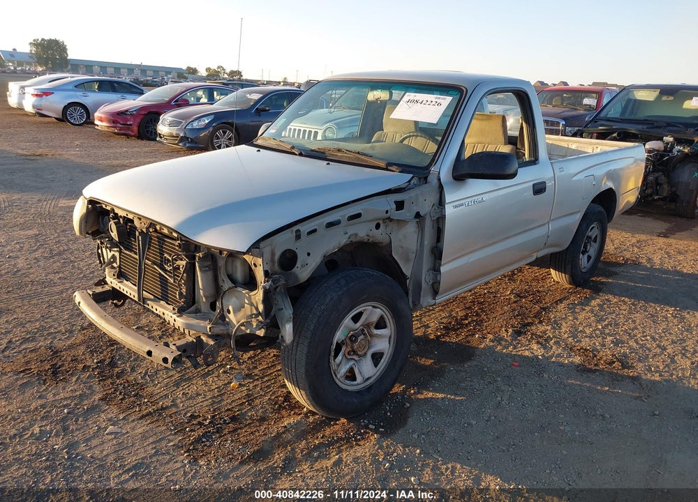 2001 TOYOTA TACOMA VIN: 5TENL42N81Z844639