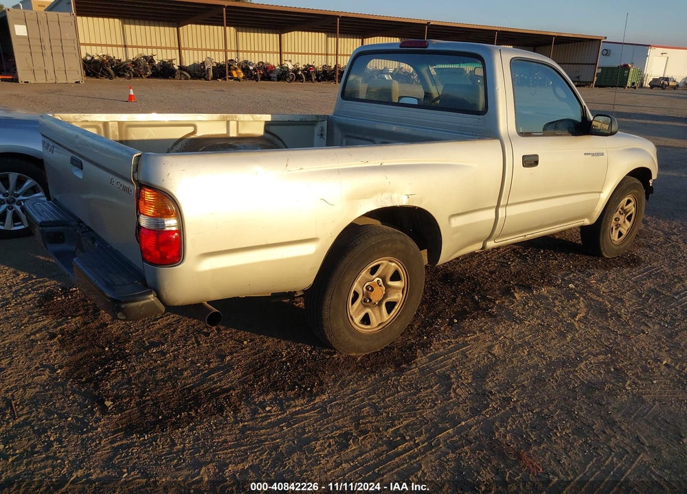 2001 TOYOTA TACOMA VIN: 5TENL42N81Z844639