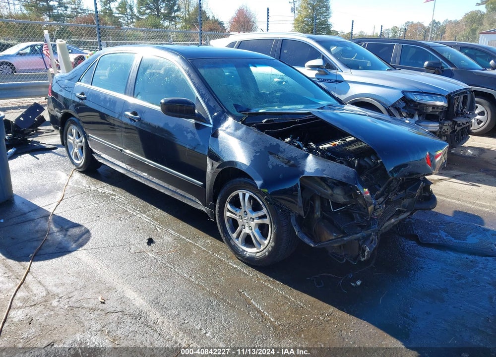 2007 HONDA ACCORD 2.4 EX VIN: 1HGCM56717A001926