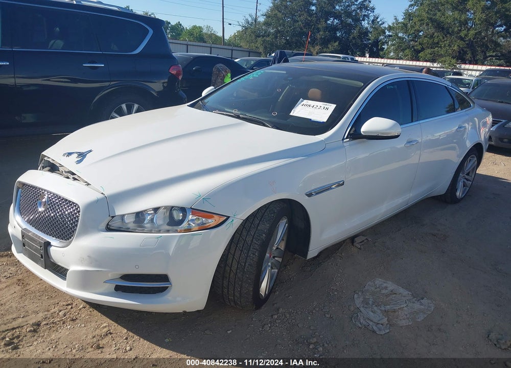 2014 JAGUAR XJ XJL PORTFOLIO VIN: SAJWJ2GD5E8V61476