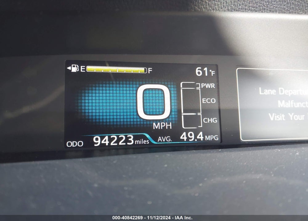 2017 TOYOTA PRIUS THREE TOURING VIN: JTDKARFU9H3044142