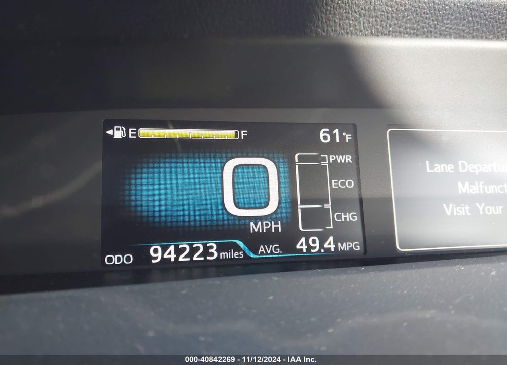 2017 TOYOTA PRIUS THREE TOURING VIN: JTDKARFU9H3044142