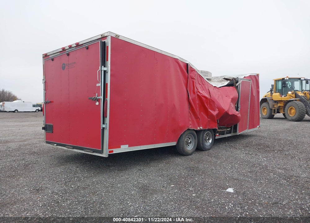 2005 VINTAGE TRAILERS INC 8.5X24 ENCLOSED CARG VIN: 5BWUV242651000285
