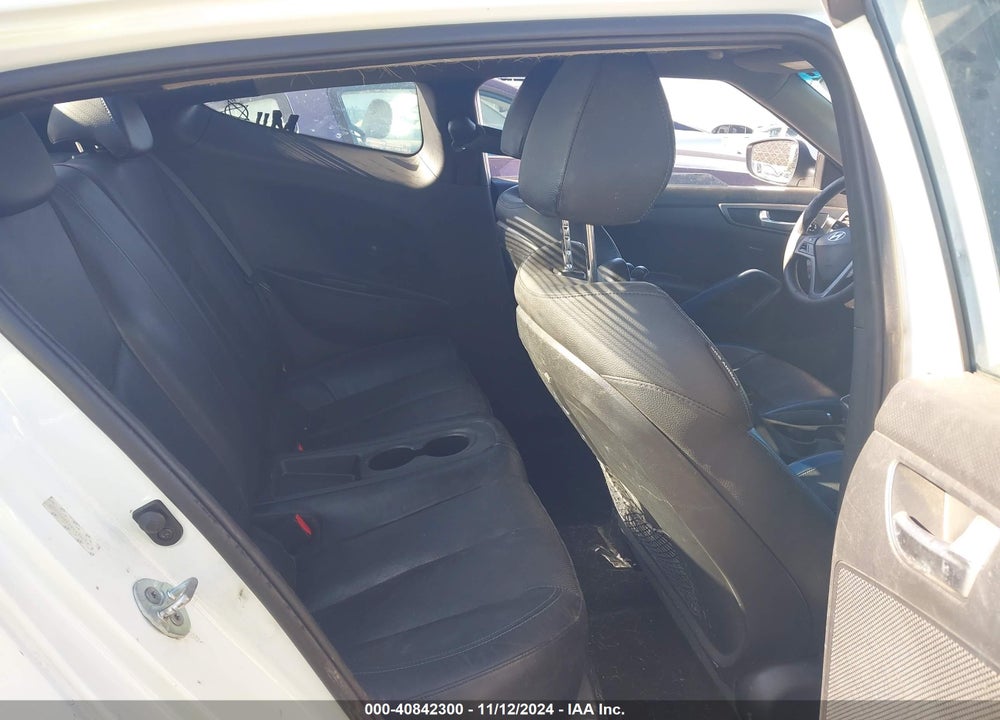 2013 HYUNDAI VELOSTER TURBO W/BLUE VIN: KMHTC6AE2DU136058