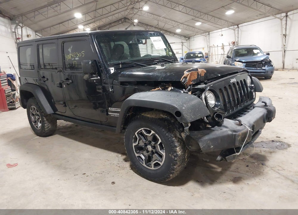 2017 JEEP WRANGLER UNLIMITED SPORT 4X4 VIN: 1C4BJWDGXHL602348