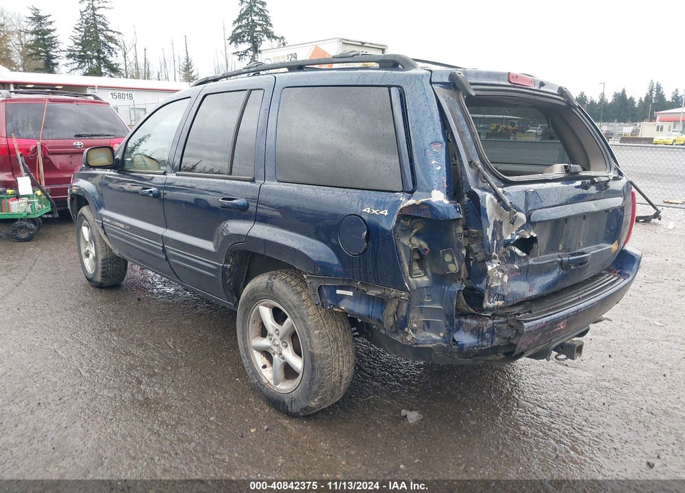 2001 JEEP GRAND CHEROKEE LIMITED VIN: 1J4GW58N81C720991