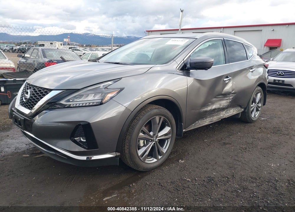 2022 NISSAN MURANO PLATINUM INTELLIGENT AWD VIN: 5N1AZ2DS8NC108627