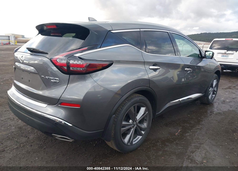 2022 NISSAN MURANO PLATINUM INTELLIGENT AWD VIN: 5N1AZ2DS8NC108627