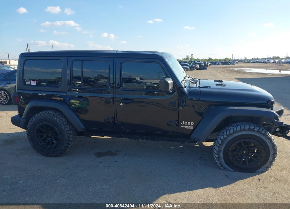 2018 JEEP WRANGLER UNLIMITED SPORT S 4X4 VIN: 1C4HJXDG7JW178065
