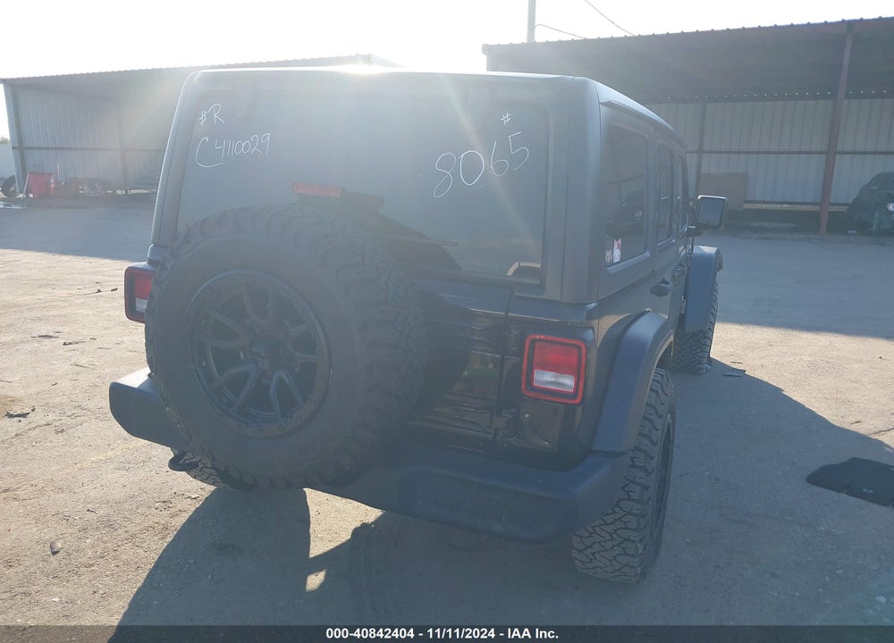 2018 JEEP WRANGLER UNLIMITED SPORT S 4X4 VIN: 1C4HJXDG7JW178065