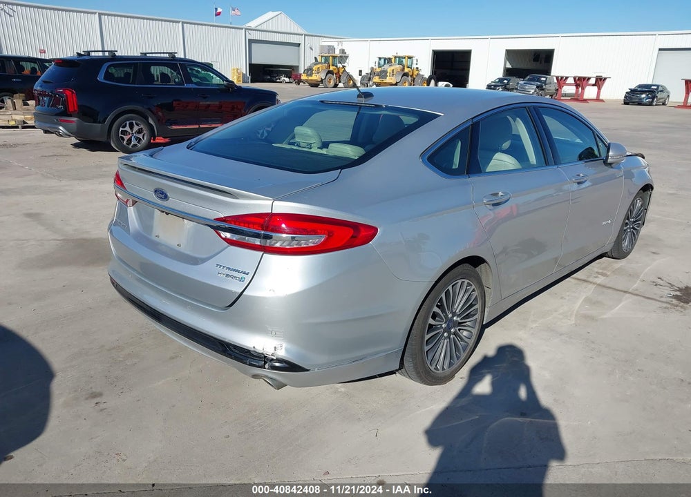 2017 FORD FUSION HYBRID TITANIUM VIN: 3FA6P0RU4HR375516