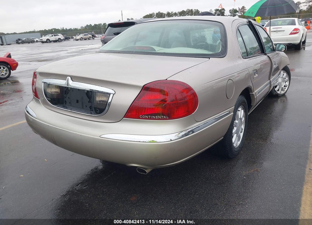 1999 LINCOLN CONTINENTAL VIN: 1LNHM97V9XY664236