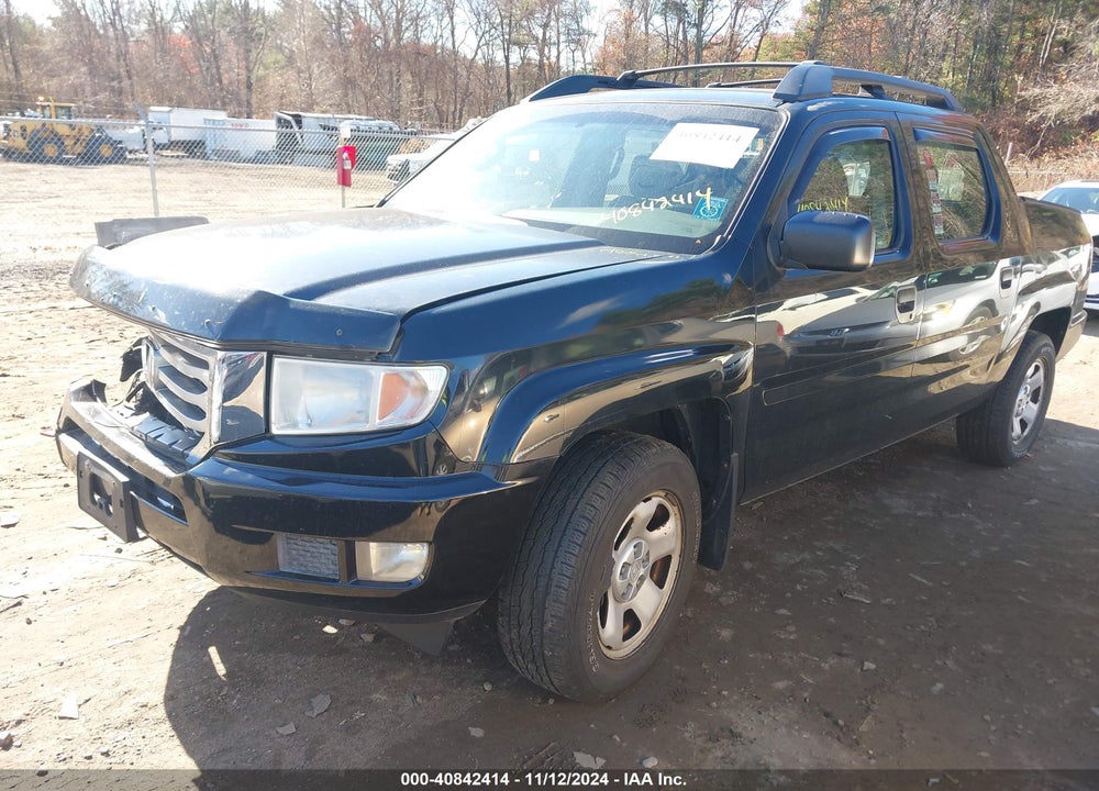 2012 HONDA RIDGELINE RT VIN: 5FPYK1F23CB003547