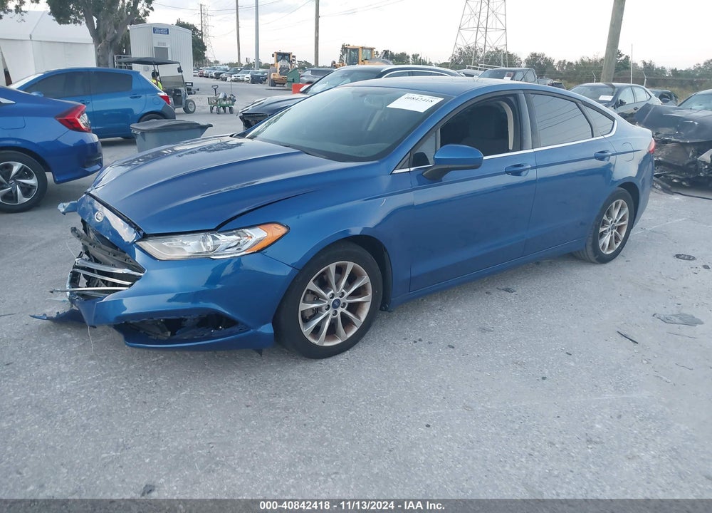 2017 FORD FUSION SE VIN: 3FA6P0H76HR194798