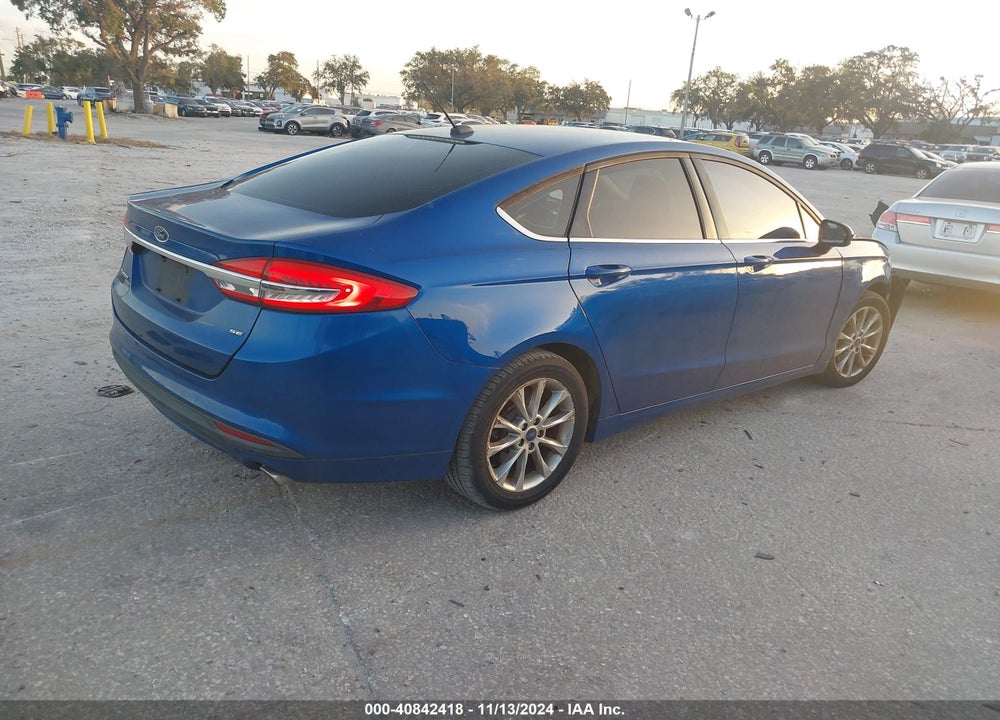 2017 FORD FUSION SE VIN: 3FA6P0H76HR194798