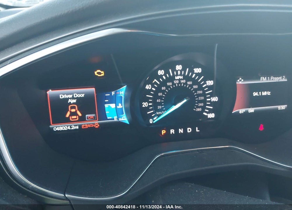 2017 FORD FUSION SE VIN: 3FA6P0H76HR194798