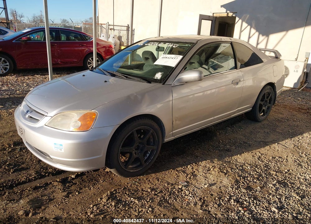 2001 HONDA CIVIC EX VIN: 1HGEM22931L083345