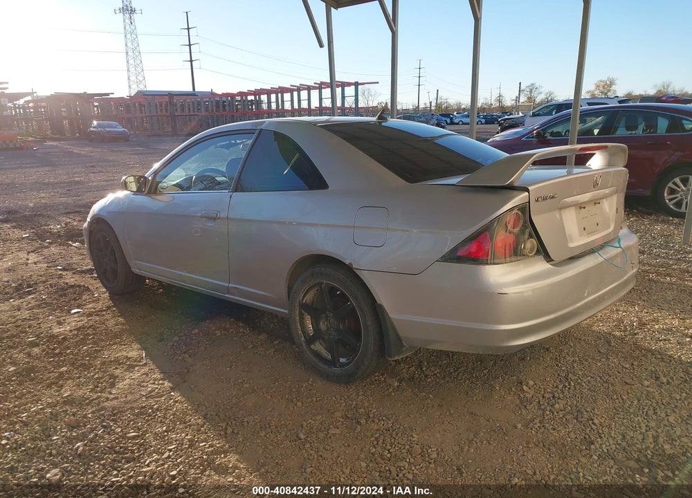 2001 HONDA CIVIC EX VIN: 1HGEM22931L083345