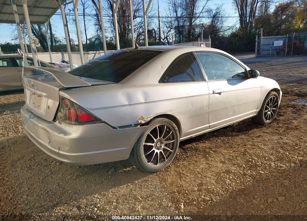2001 HONDA CIVIC EX VIN: 1HGEM22931L083345