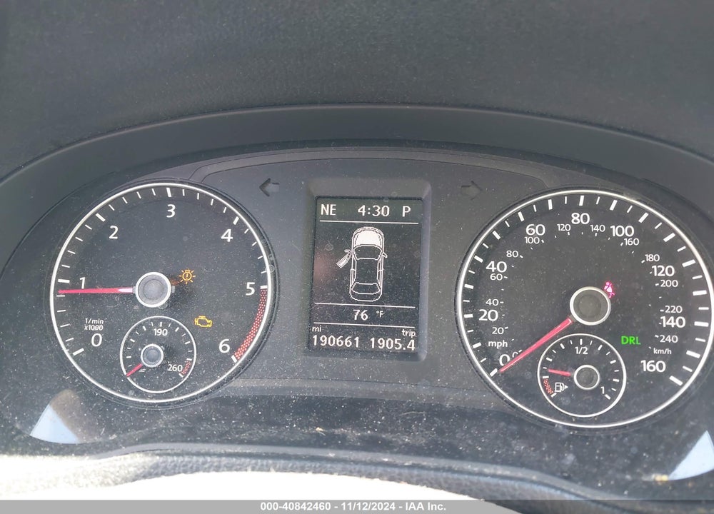 2013 VOLKSWAGEN PASSAT 2.0L TDI SE VIN: 1VWBN7A35DC054441