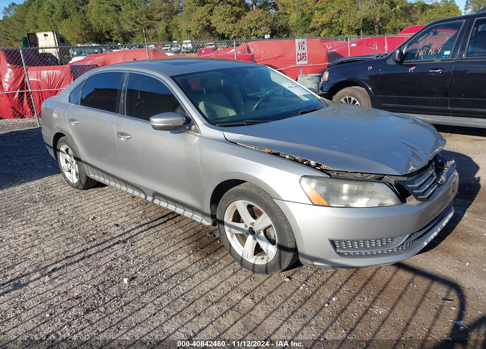 2013 VOLKSWAGEN PASSAT 2.0L TDI SE VIN: 1VWBN7A35DC054441