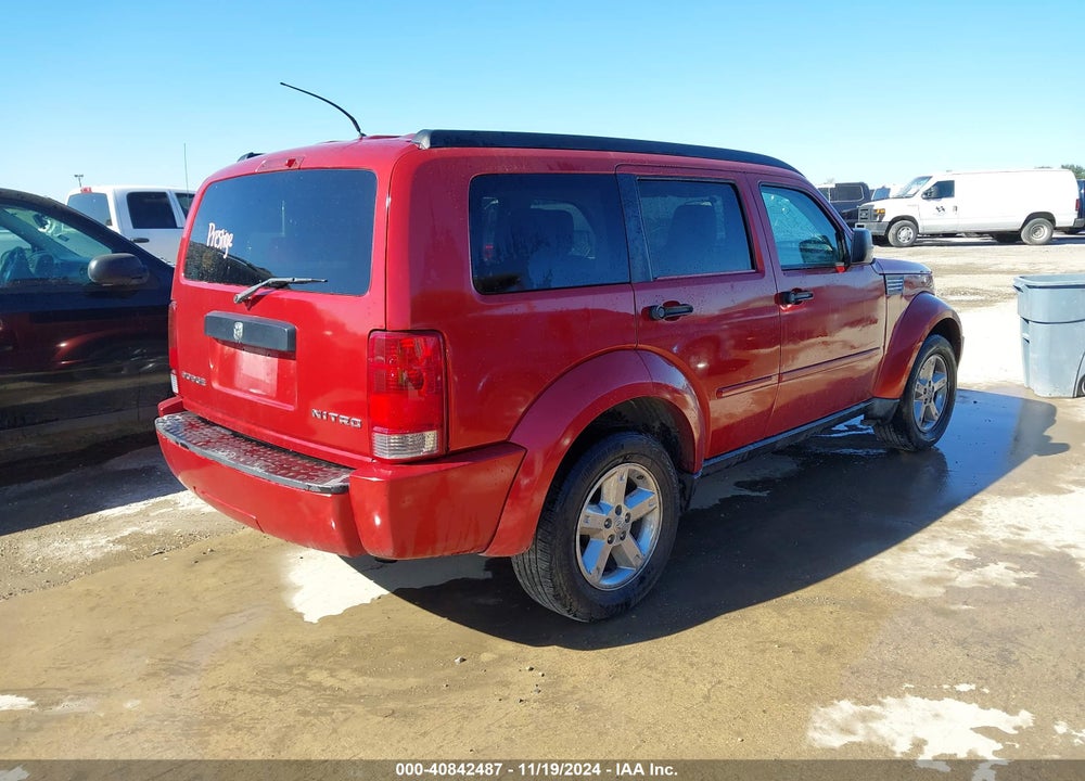 2009 DODGE NITRO SE VIN: 1D8GT28K59W500643