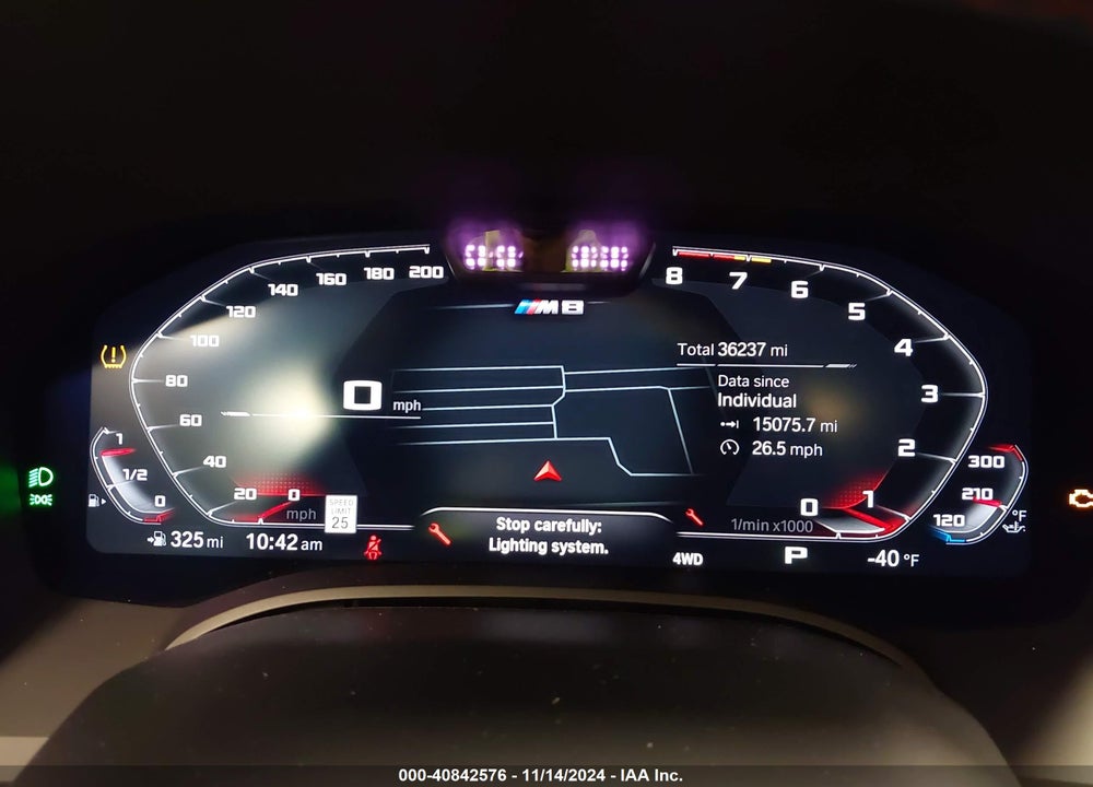 2022 BMW M8 GRAN COUPE COMPETITION VIN: WBSGV0C02NCJ62612