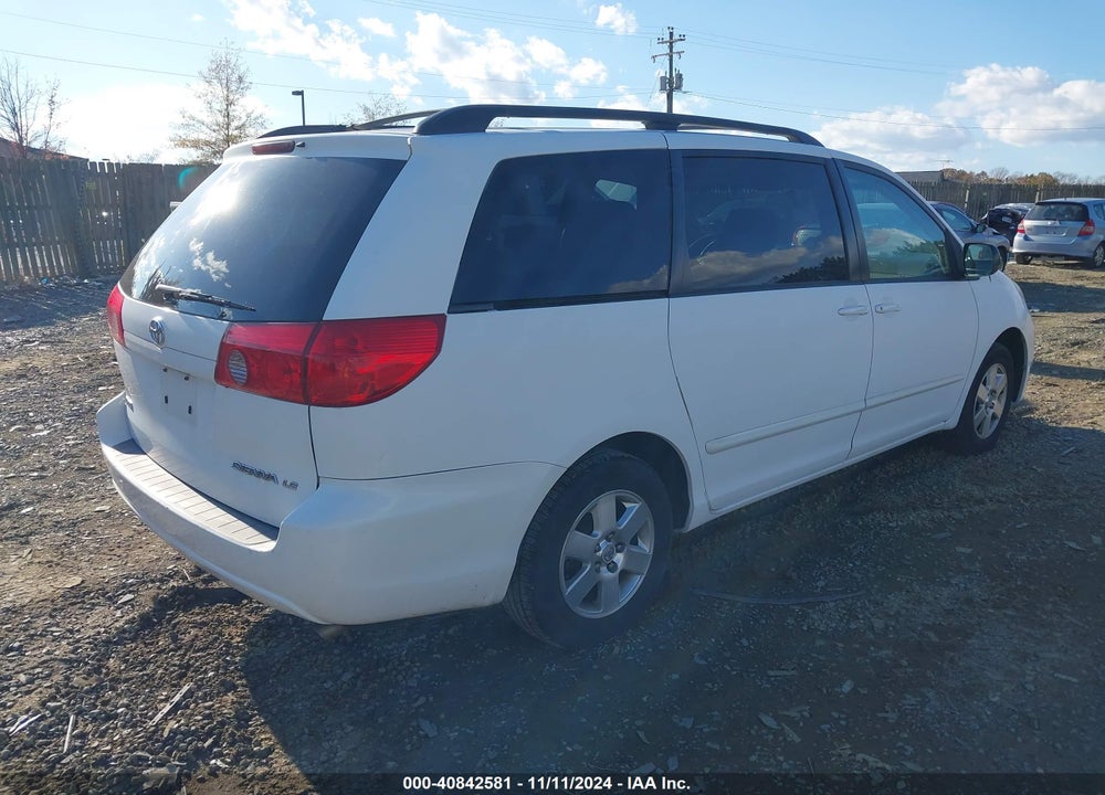 2008 TOYOTA SIENNA LE VIN: 5TDZK23C38S195300