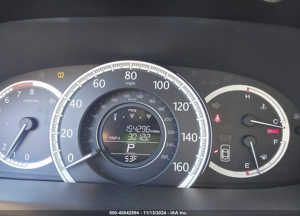 2013 HONDA ACCORD EX-L V-6 VIN: 1HGCR3F8XDA018721