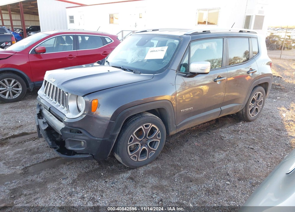 2016 JEEP RENEGADE LIMITED VIN: ZACCJADT1GPC64949