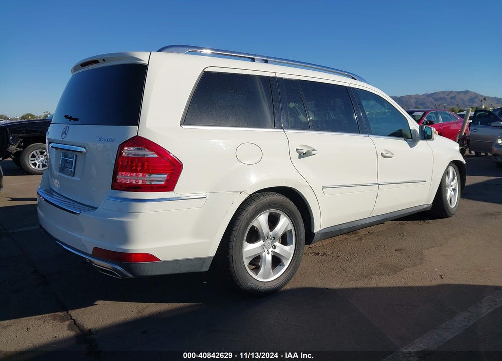 2012 MERCEDES-BENZ GL 450 4MATIC VIN: 4JGBF7BE0CA786708