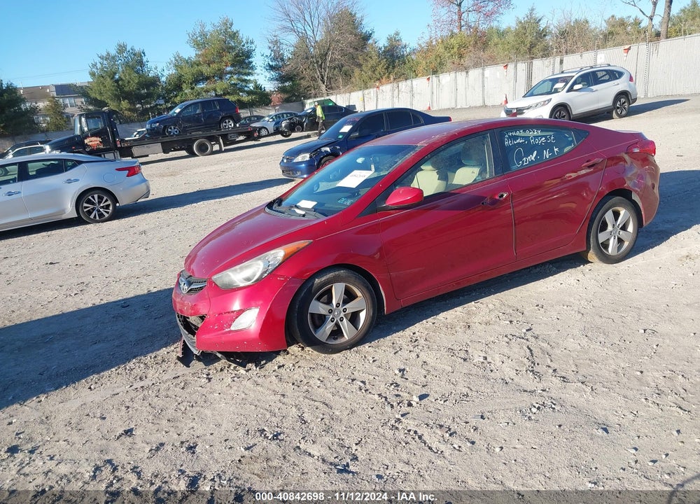 2013 HYUNDAI ELANTRA GLS VIN: KMHDH4AE6DU498467