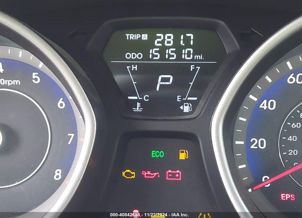 2013 HYUNDAI ELANTRA GLS VIN: KMHDH4AE6DU498467