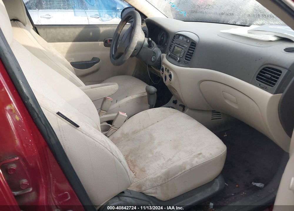 2009 HYUNDAI ACCENT GLS VIN: KMHCN46C89U290478