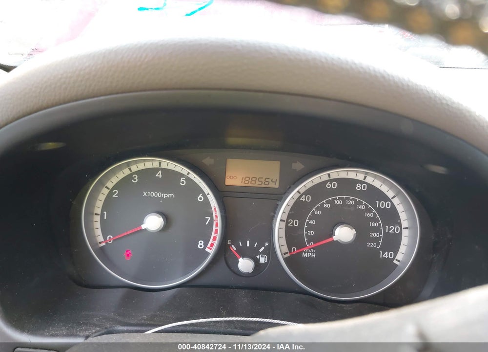 2009 HYUNDAI ACCENT GLS VIN: KMHCN46C89U290478